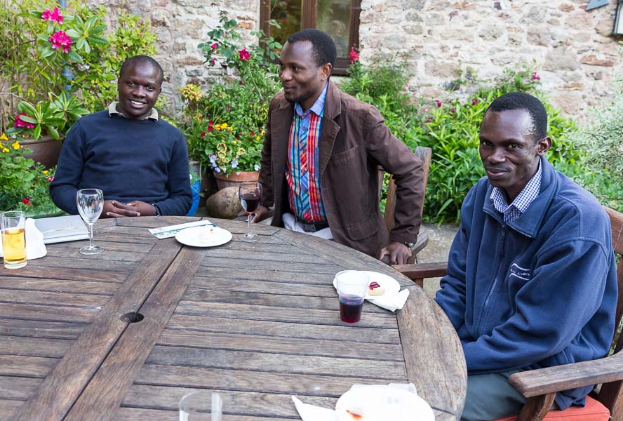Victor Muwanguzi, Principal Mdolo who is a lecturer at Environmental & Resource management in Malawi and John Onyango, Assistant Project Officer in Kampala, Uganda