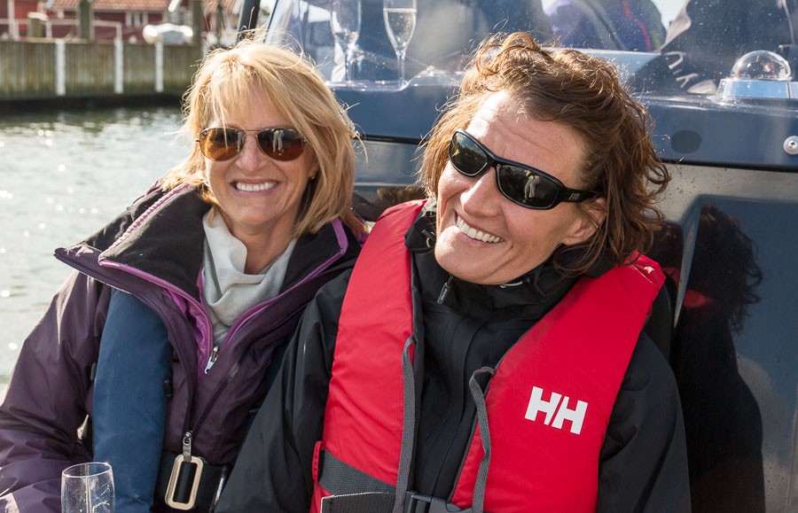 Lena (Business Support and Finance) and Jenny (Clinical, Osteosarcoma)