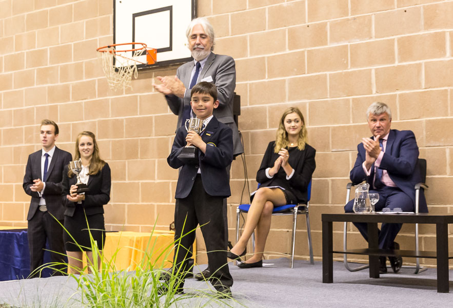 Eric being celebrated and applauded