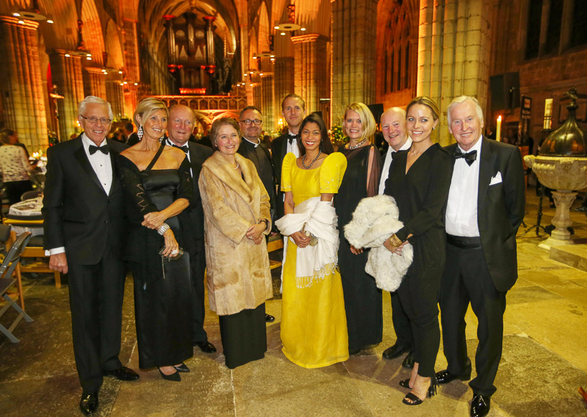 From left: Jan Cederberg, Birgitta Lind, Lars Lind, Cathy Weston, Michael Persson, Emil Clase, Jennifer, Camilla Persson, Steve Weston, Mia Clase and Jan-Eric