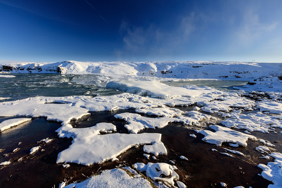 Urreida foss on the south coast of Icelan. Here comes the water from the mighty Gullfoss (see earlier portfolio about Iceland)