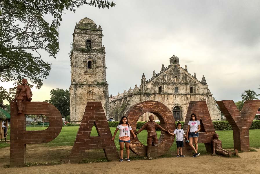 Paoay Church in Ilocos Norte. Built around 1700, a unique combination of gothic, baroque and oriental architecture (all according to Jennifer)