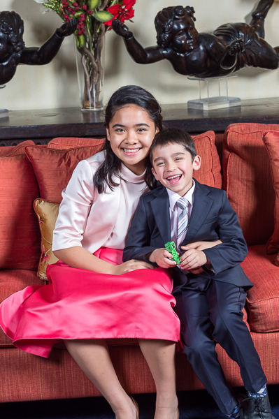Mikee and Eric dressed up for a party. Dec 2014