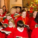 The Ottery St Mary church choir performing at Knightstone before