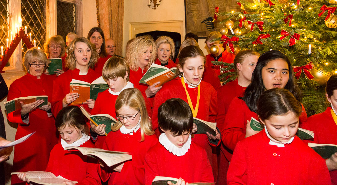The Ottery St Mary church choir performing at Knightstone before