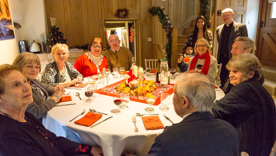 Christmas lunch for the elderly