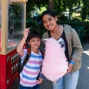 And Eric and Mikee got the candy floss too.