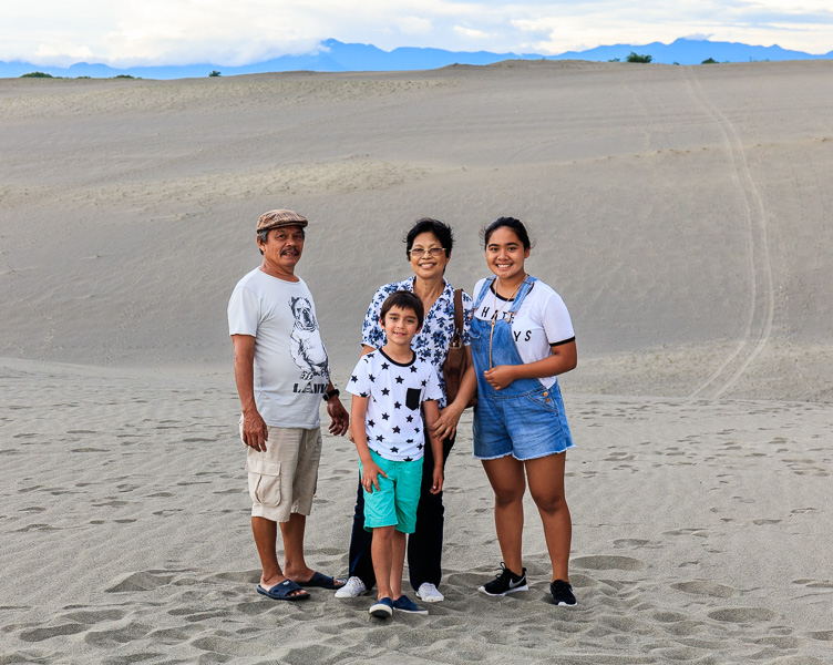 In the sand dunes