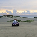 4 x 4 (named Barbie) in the sand dunes