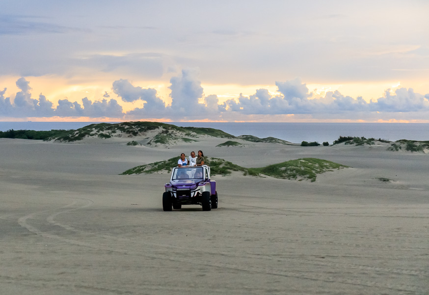 4 x 4 (named Barbie) in the sand dunes