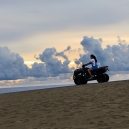 Mikee on the sand dunes