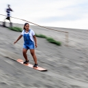 Mikee sand boarding