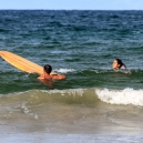 In Bicol (where Jen and Mikee were born) the kids learned to surf