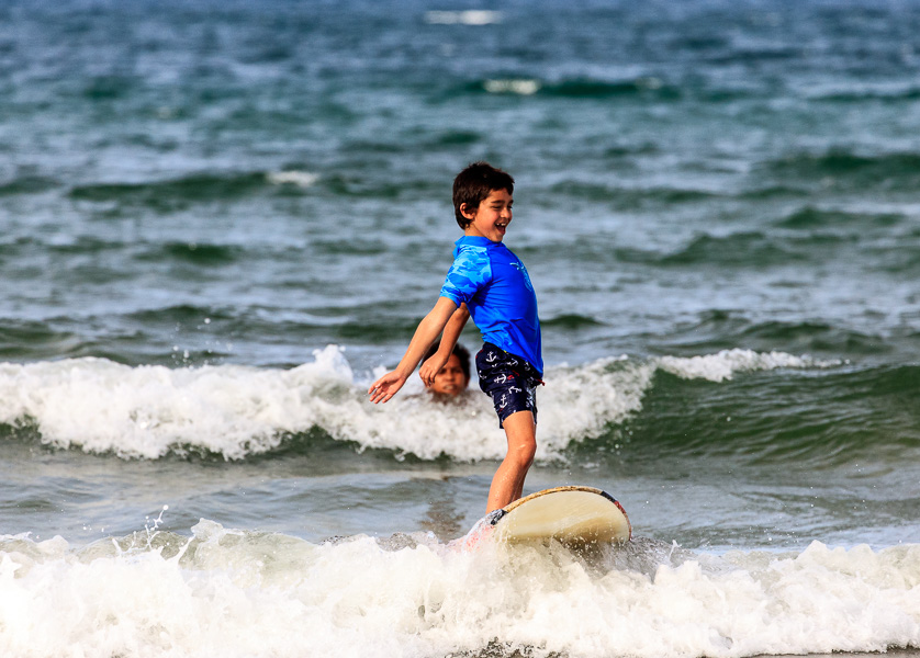 Eric surfing