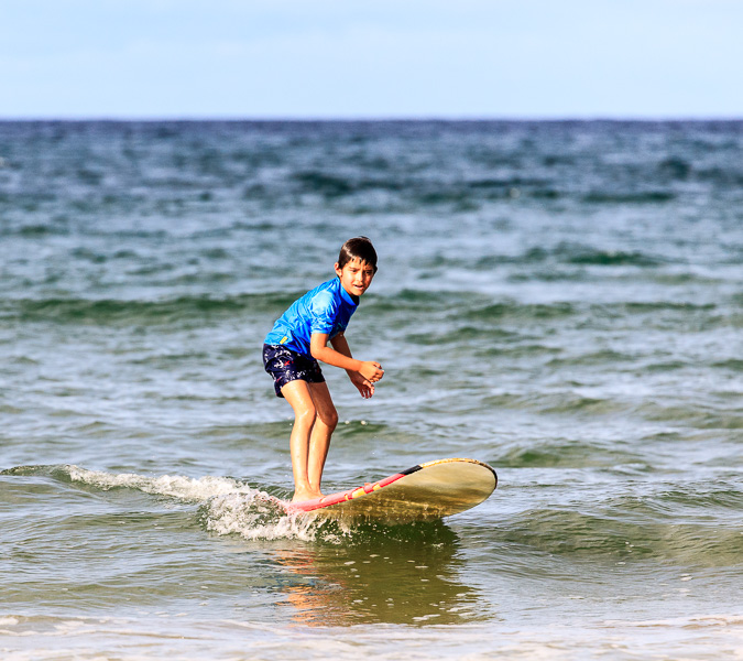 Eric surfing