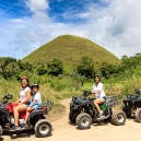 They went on a tour of Bohol in car and on quad bikes