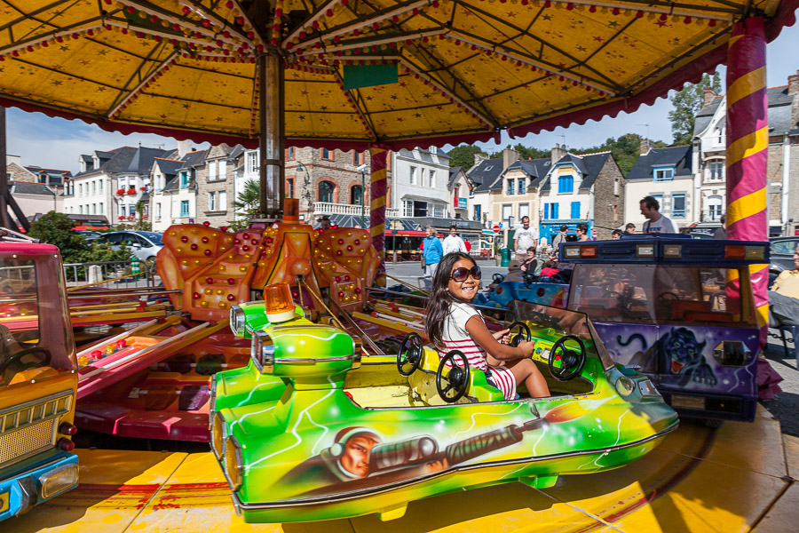 Mikee tried the fairground in Cancale