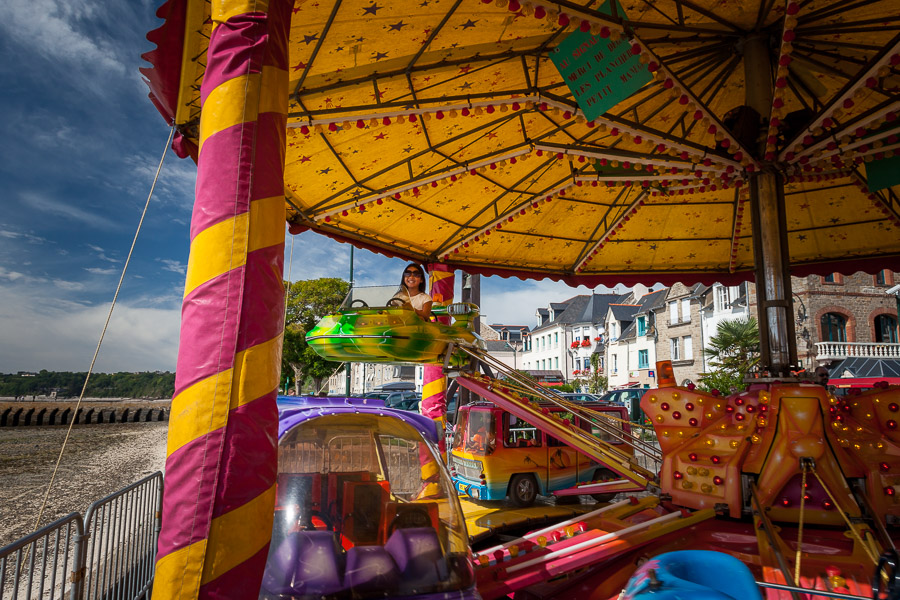 Fairground in Cancale
