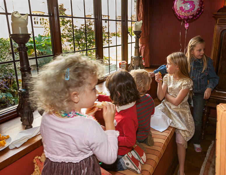 and utilized the window sill as well