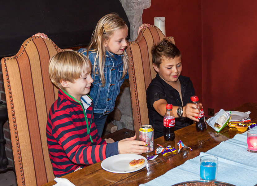 Alex, Polina and Kieran having a chat