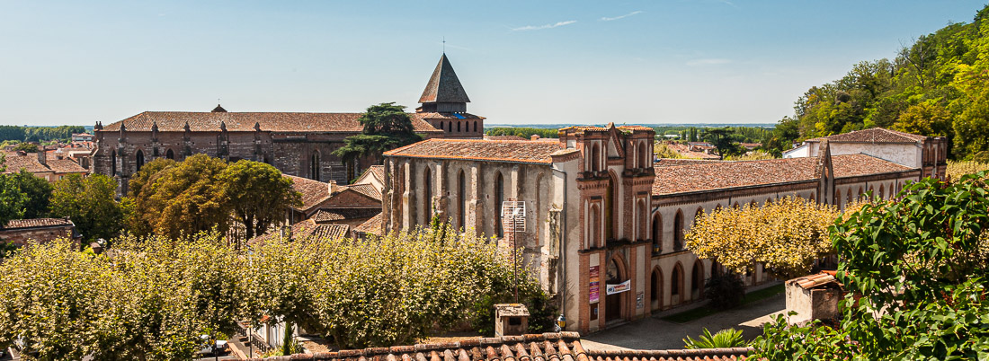 The famous medieval Abbey and Church in Moissac