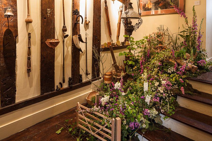 Flower festival: The north entrance