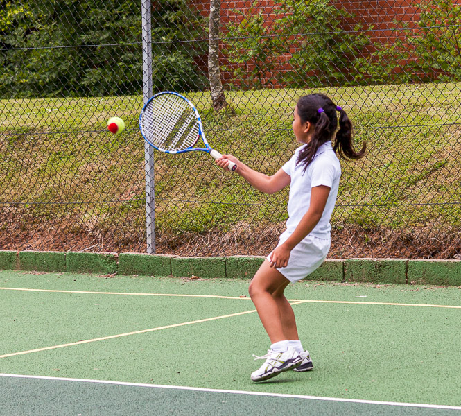 Mikee ready to hit the ball