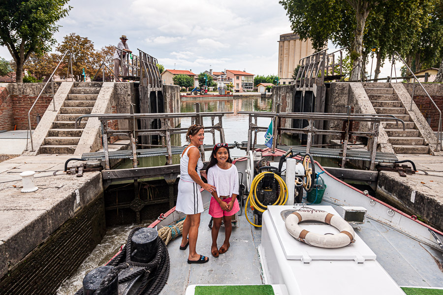 The next day we left the river and entered the canal