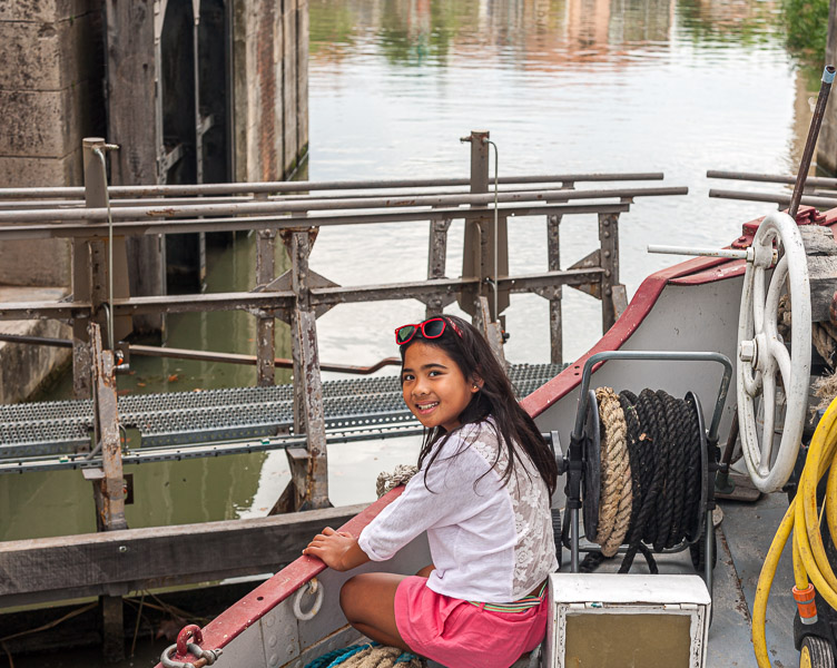 At the first lock