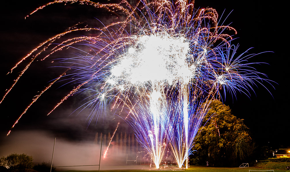 … had  stunning fireworks