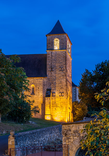 Marnac church from our balcony