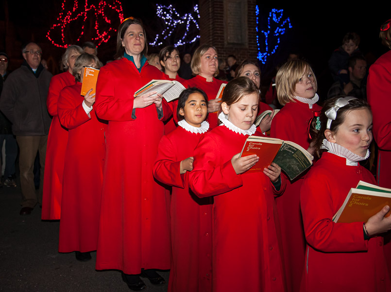 Mikee in the choir