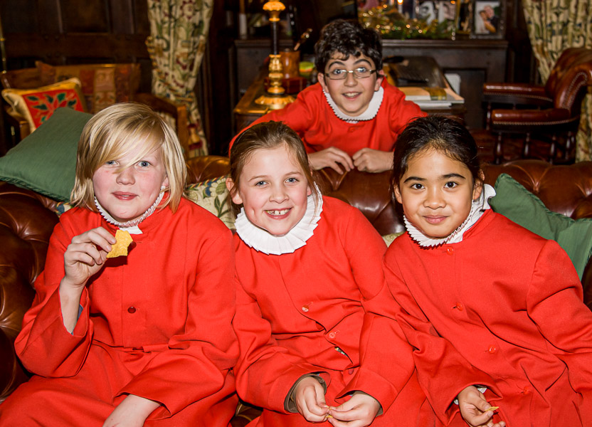 In one of the intervals the younger ones congregated in the library
