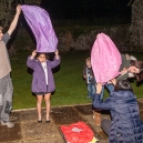 Lighting Lanterns in the sky on Riza’sbirthday 6 Jan