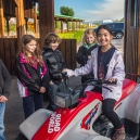 Now we have come to Mikee’s birthday party. The quad bikes are t