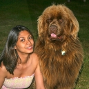 Posing with Jennifer. Summer 2003