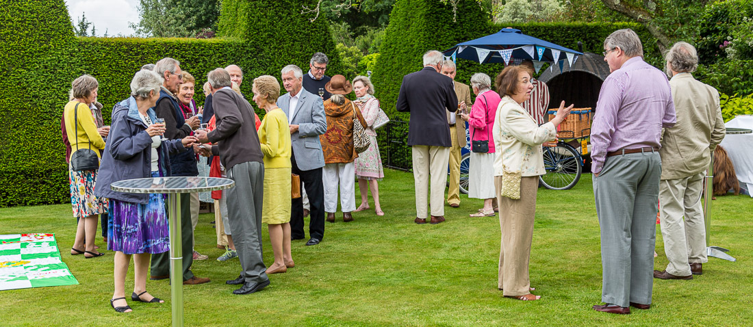 Drinks in the garden