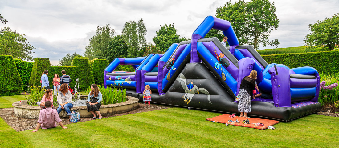 The assault course in the Rose Garden