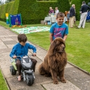 Sandy and Kieran with Chucky at Eric’s birthday party 2012
