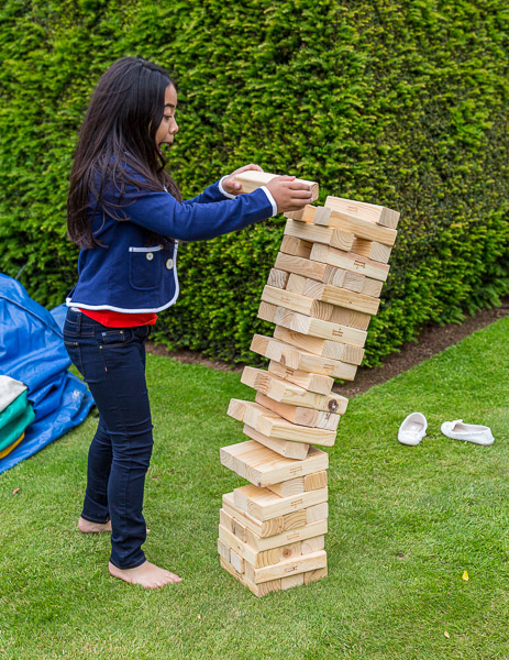 …but she failed to keep her construction standing