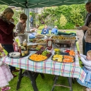 Young and old admired the food