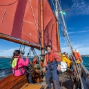 On sail with Provident, one of the sailing ships of the Trinity