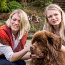 Camilla and Amanda with Chucky. Spring 2008