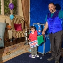 After lunch a magician entertained the young ones