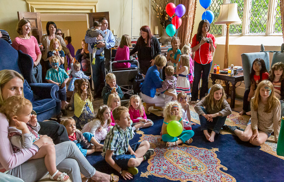 Children and adults all enjoyed the magic show