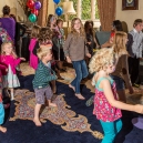 After the magician’s show, the children went dancing