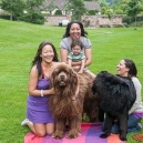 Eric with his three sisters and Chucky and Ido