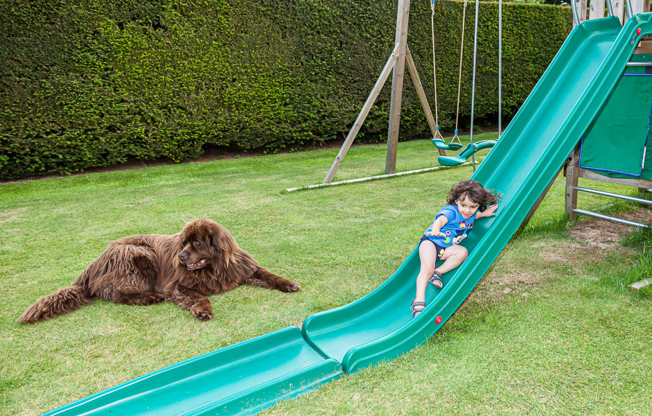 In the playground. Summer 2010