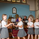 Performing and singing in school