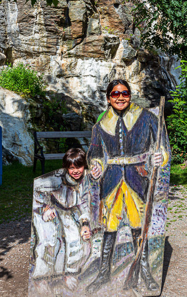 The guards at the fortress of Carlsten